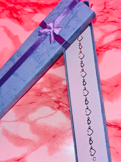 Pulsera de plata 925 - Corazones