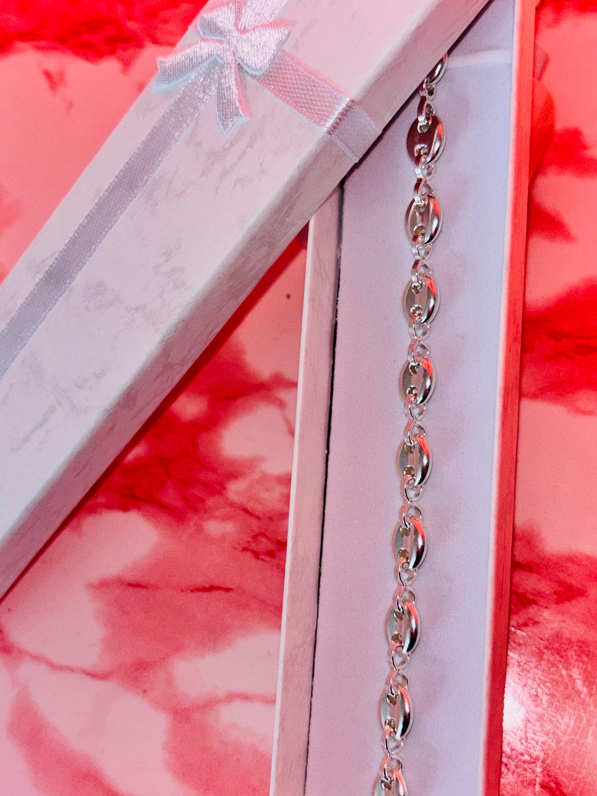 Pulsera de plata 925 - Tejido grano de café