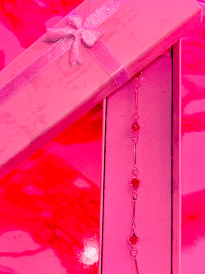 Pulsera de plata 925 - Barras y circones