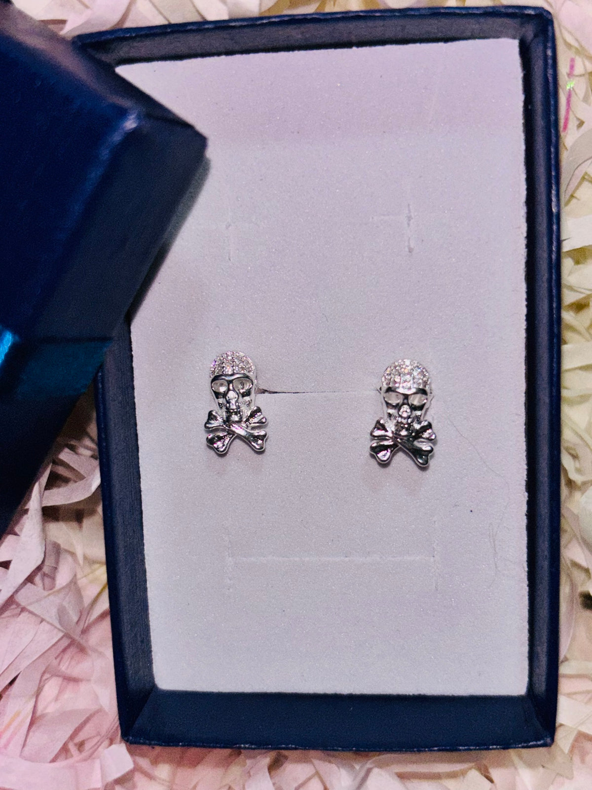 Aros de plata 925 - Calavera