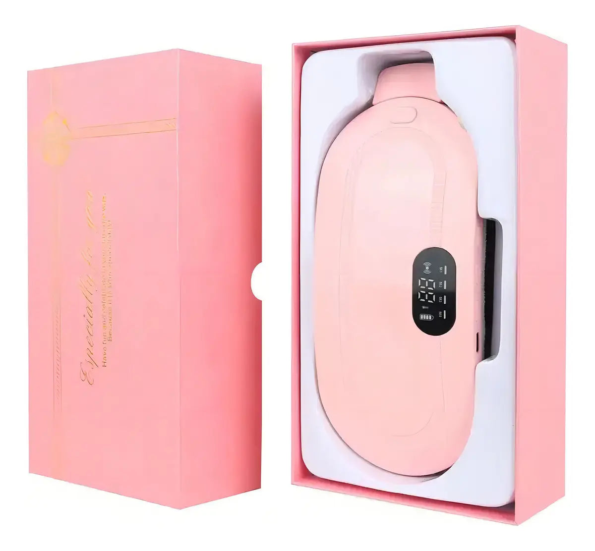 Cinturón para cólicos menstruales con calor y masaje