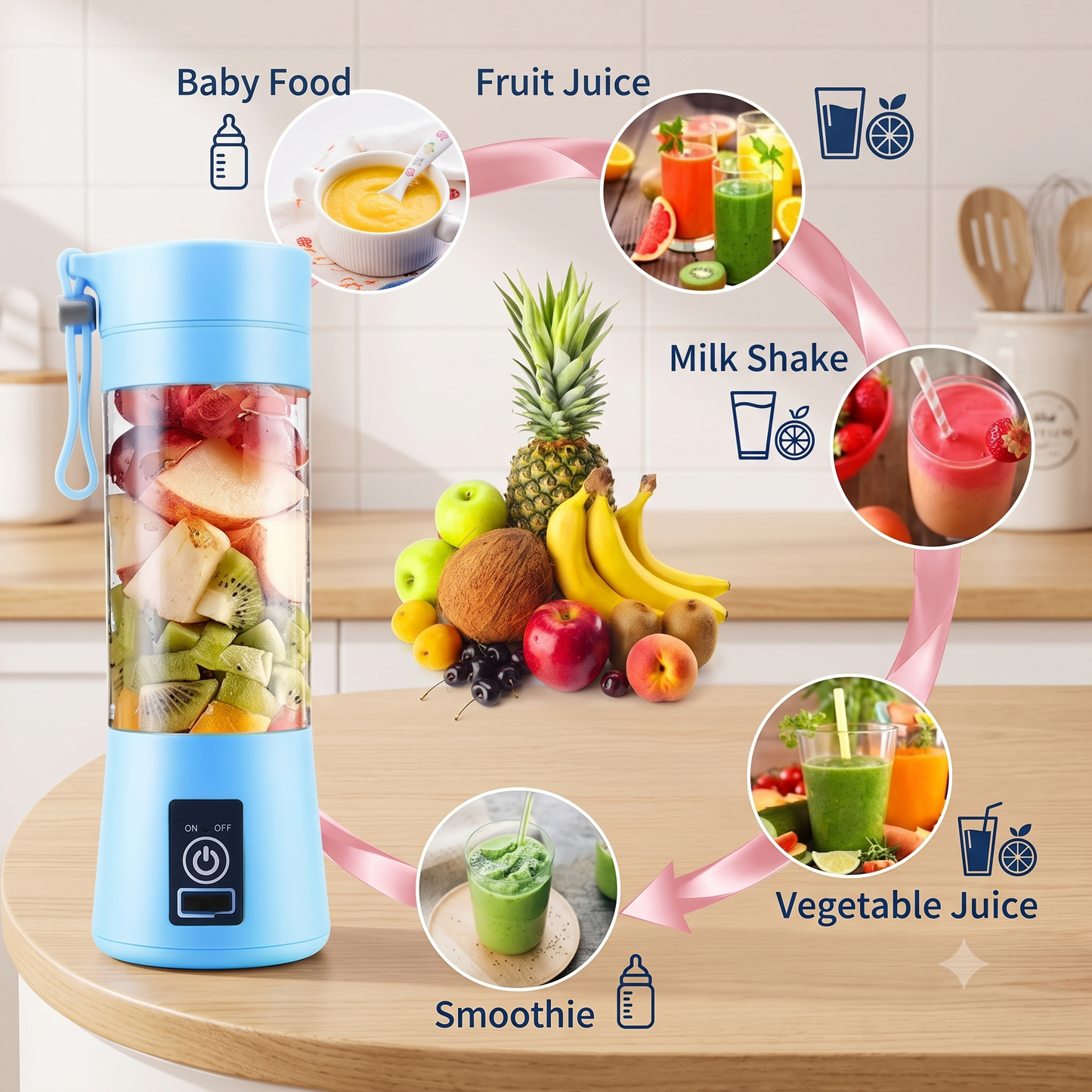 Licuadora Portátil 400ml